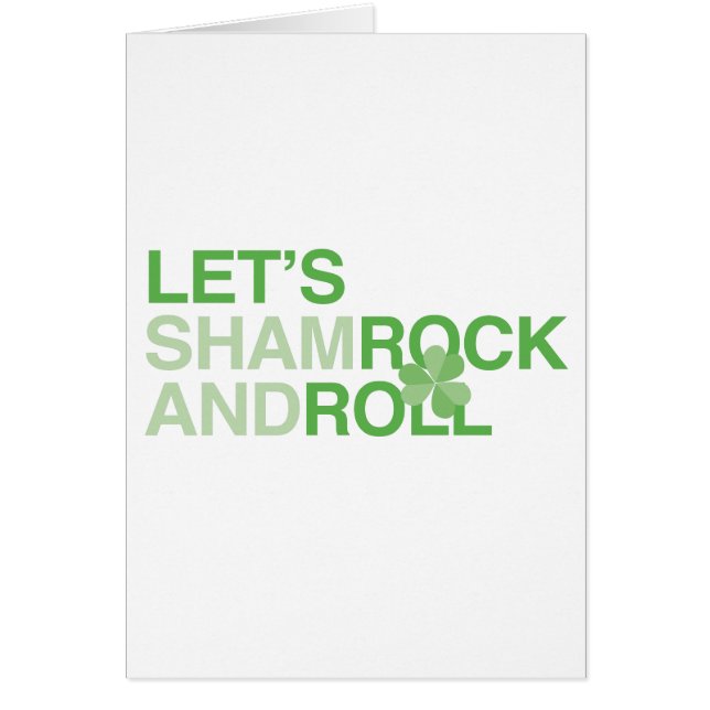 Shamrock et marche (Devant)