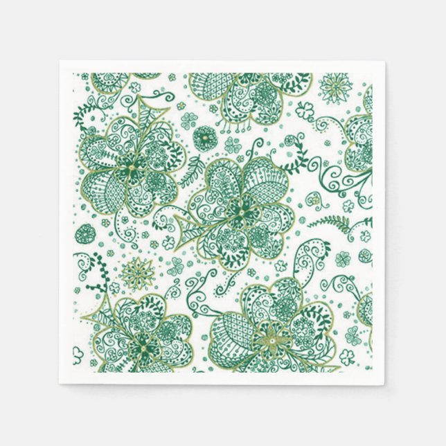 Shamrock Fantasy 1 Napkin (Front)