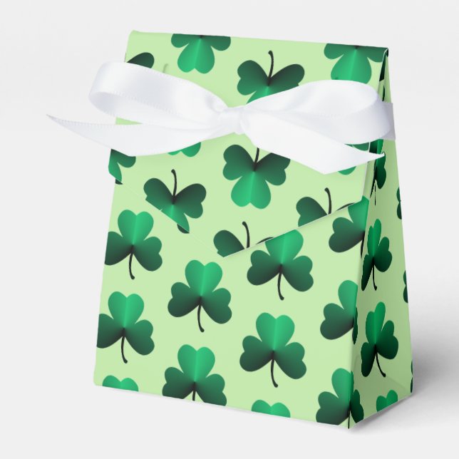 Shamrock Favor Box (Front Side)