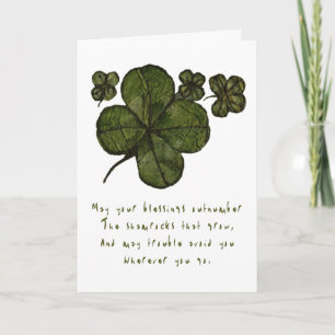 Shamrock Fields Card