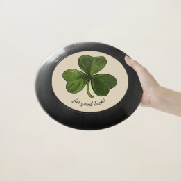 Shamrock for Good Luck Wham-O Frisbee