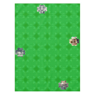 Shamrock Frames 4 Photos  Tablecloth
