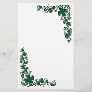 Shamrock Garden Stationery