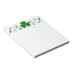 Shamrock Garland Notepad