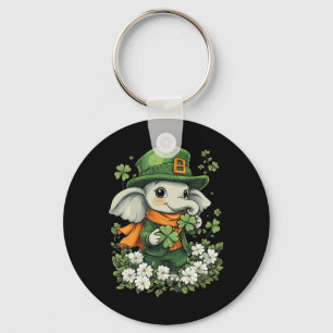 Shamrock Girls Boys Kids Leprechaun St Patricks Da Keychain