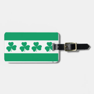Shamrock Green River Luggage Tag