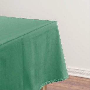 Shamrock Green Solid Colour Print Tablecloth