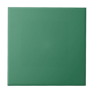 Shamrock Green Solid Colour Print Tile
