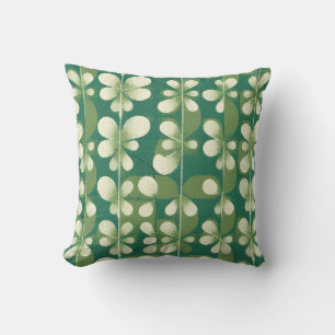 Shamrock Green  Throw Pillow