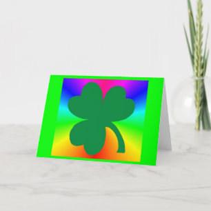 Shamrock Greeting Card