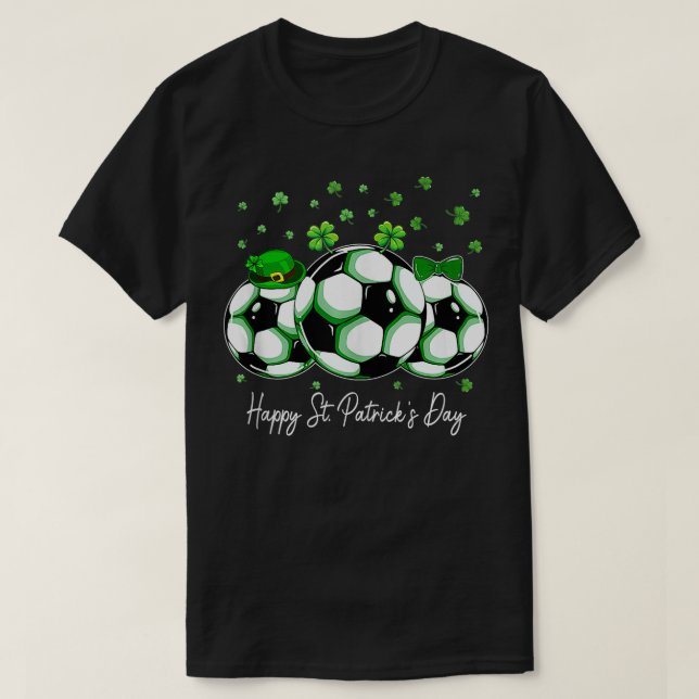 Shamrock Hat St Patricks Day  T-Shirt (Design Front)