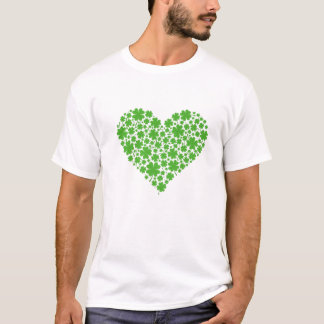 Shamrock Heart - St Patrick's Day T-Shirt