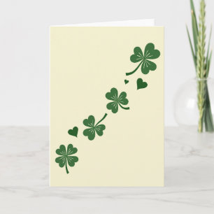 Shamrock Hearts Ascend Card