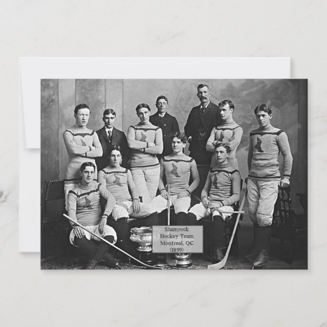 Shamrock Hockey Team, Montreal, QC 1899, Card (Front)