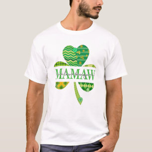 Shamrock I Love Being Mamaw St Patricks Day Irish T-Shirt