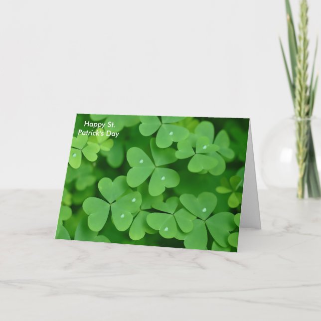 Shamrock image for Greeting Card (Front)