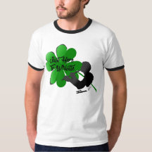 Shamrock 'Just Here To Whistle' Ringer T-Shirt