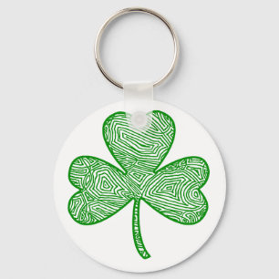 Shamrock Keychain