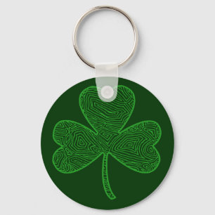 Shamrock Keychain