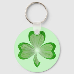 Shamrock keychain green