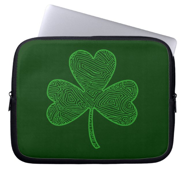 Shamrock Laptop Sleeve (Front)