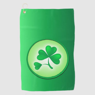 Shamrock Leaf Golf Towel