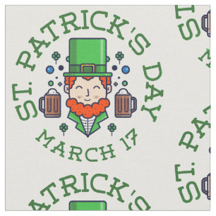 shamrock leprechaun fabric