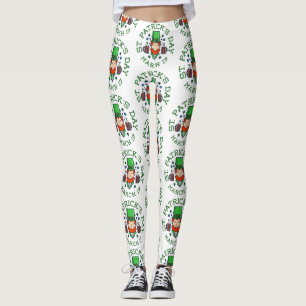 shamrock leprechaun leggings