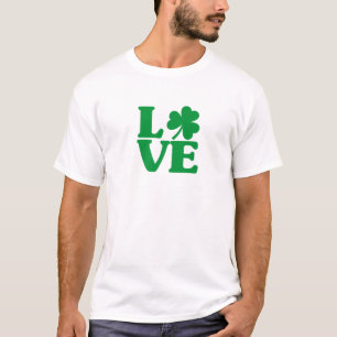 Shamrock Love Funny St Pat's Paddy Patrick Patty T-Shirt