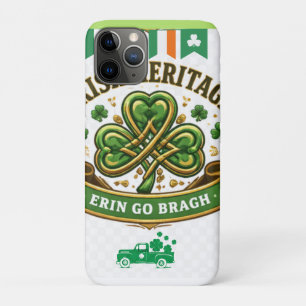 Shamrock Luck Celebration Logo iPhone 11 Pro Case