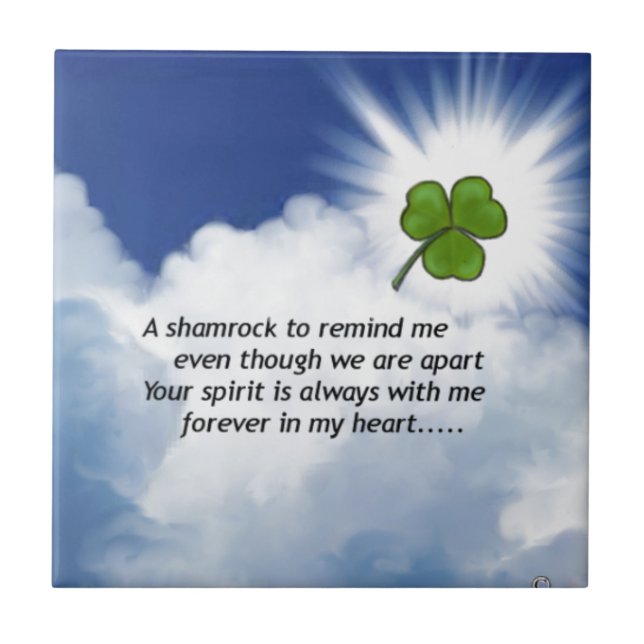 Shamrock Memorial Tile (Front)