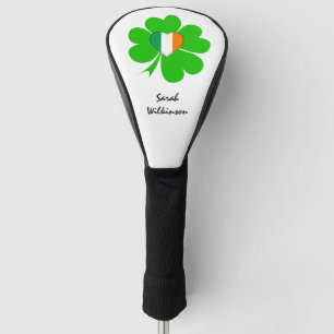 Shamrock Monogrammed, Irish flag golf  Covers club