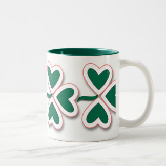 Shamrock & More Two-Tone Coffee Mug