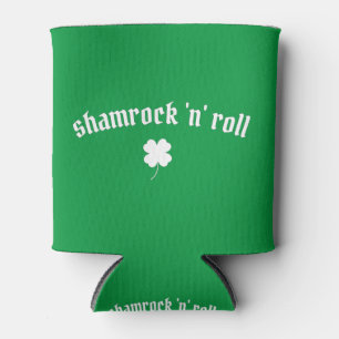 Shamrock n roll St Patrick's Day Can Cooler