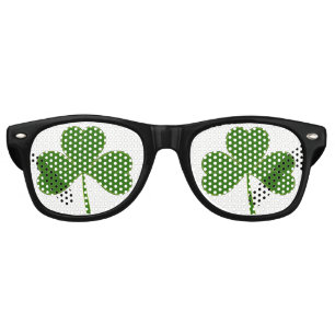 Shamrock (Not 4 Leaf Clover) Retro Sunglasses