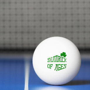 Shamrock of Ages Ping Pong Ball