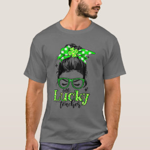 Shamrock One Lucky Teacher St. Patrick's Day Schoo T-Shirt
