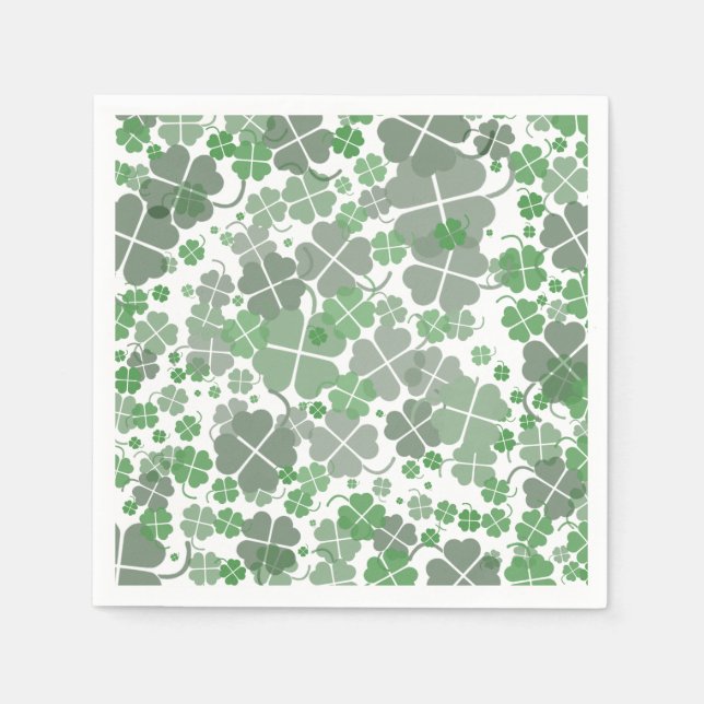Shamrock Paper Napkin (Front)