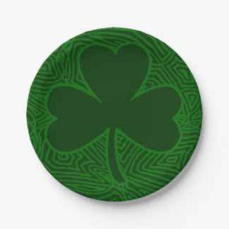 Shamrock Paper Plate