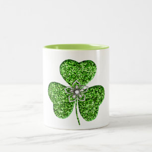 Shamrock parties scintillant Et Mug Fleur