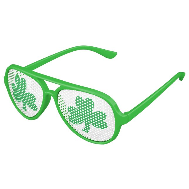 Shamrock Party Shades (Angled)