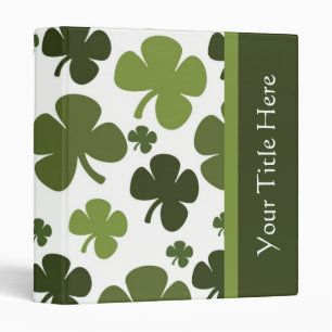 Shamrock Pattern Binder