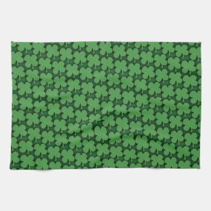 Shamrock Pattern Kitchen Towel