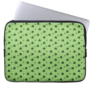 Shamrock Pattern Laptop Sleeve
