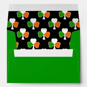 Shamrock Pattern Liner Envelopes