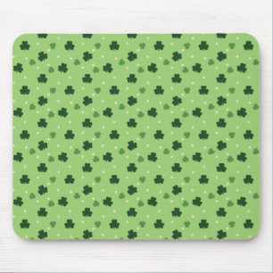 Shamrock Pattern Mouse Pad