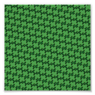 Shamrock Pattern Photo Print
