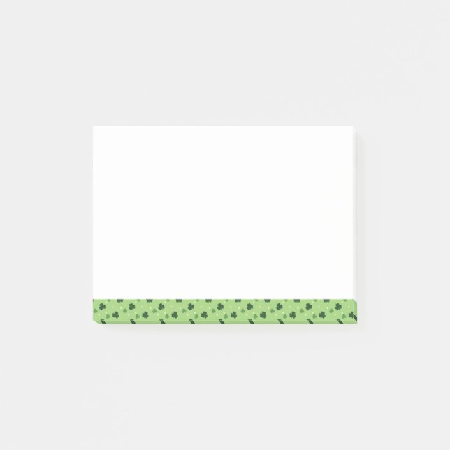 Shamrock Pattern Post-it Notes (Front)