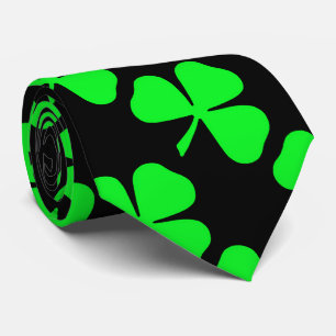 Shamrock Pattern Saint Patrick's Day Tie