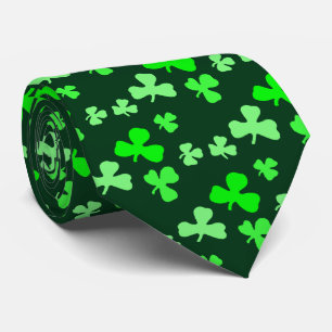 Shamrock Pattern Saint Patrick's Day Tie